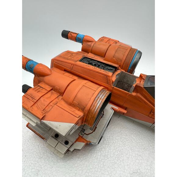 VINTAGE Hasbro Star Wars Poe Dameron's X-Wing Fighter Collectible Rise Skywalker - Picture 2 of 11